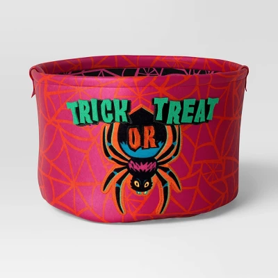 7.5" Halloween Trick Or Treat Fabric Basket - Hyde And EEK! Boutiqueâ„¢ - Image 2