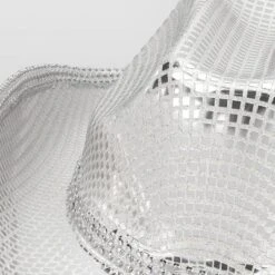 Adult Disco Cowboy Hat Costume Headwear - Hyde And EEK! Boutique™ Silver