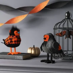 Featherly Friends™ Lewis & Friends™ 'Lewis' Halloween Bird Figurine - Hyde And EEK! Boutique™