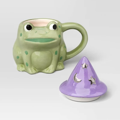 9oz Figural Frog Mug With Lid - Hyde And EEK! Boutiqueâ„¢ - Image 2