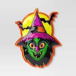 29"x22" Halloween Witch Vac Form Sign Unframed Wall Art - Hyde And EEK! Boutiqueâ„¢