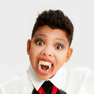 3pc Kids' Vampire Glow In The Dark Halloween Costume Kit One Size Fits Most - Hyde And EEK! Boutiqueâ„¢