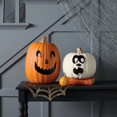 90pc Pumpkin Pusher Jack Face Halloween Decorative Prop Kit - Hyde And EEK! Boutiqueâ„¢