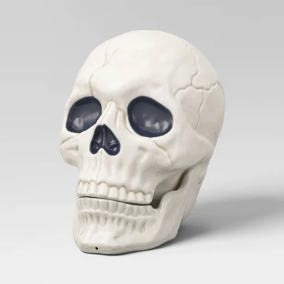 10" Oversized Skull Halloween Decorative Prop - Hyde And EEK! Boutiqueâ„¢: Indoor/Outdoor Decor - Image 2