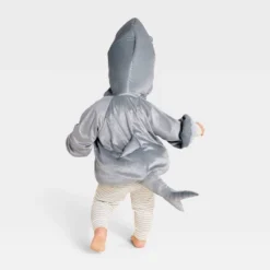 Infant And Toddler Shark Halloween Costume Pullover - Hyde And EEK! Boutiqueâ„¢ Gray/White