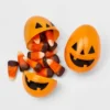 24ct Orange Fillable Eggs For Halloween Egg Hunt - Hyde And EEK! Boutique™: Indoor Party Decor, 2.33" Height