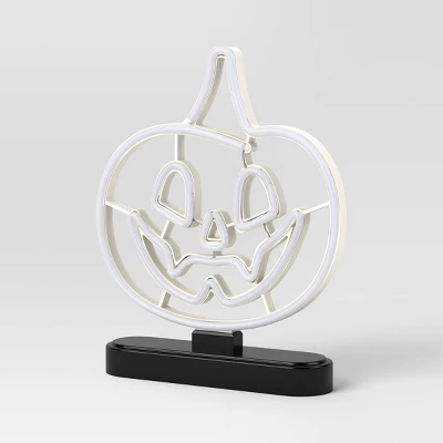 11.25" Lit Neon Jack Halloween Decorative Prop - Hyde And EEK! Boutiqueâ„¢ - Image 2