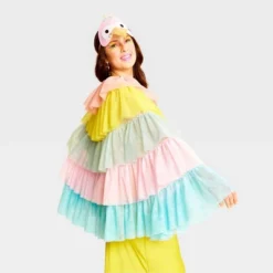 2pc Adult Parrot Halloween Costume Accessory Kit - Hyde And EEK! Boutique™ Pink