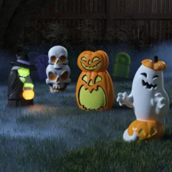 23" Light And Sound Witch Outdoor Halloween Decorative Prop - Hyde And EEK! Boutique™