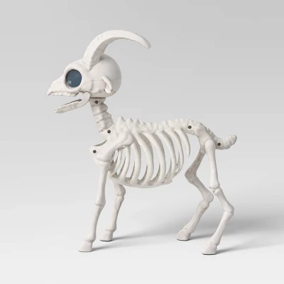 11" Goat Skeleton Halloween Decorative Prop - Hyde And EEK! Boutiqueâ„¢ - Image 2