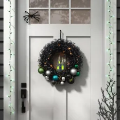100ct LED Halloween Indoor Outdoor Double Filament String Lights Purple/Green/Black - Hyde And EEK! Boutiqueâ„¢