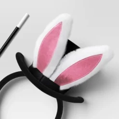 Kids' Magician Bunny Halloween Costume Accessory Set - Hyde And EEK! Boutiqueâ„¢: Wand & Hat