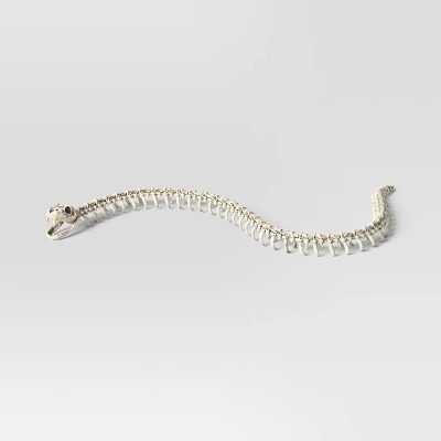44" Snake Skeleton Halloween Decorative Prop - Hyde And EEK! Boutiqueâ„¢: Indoor/Outdoor Use - Image 2
