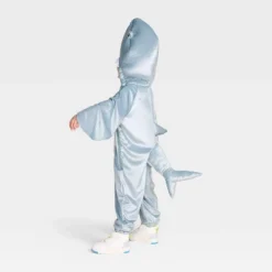 Toddler Shark Halloween Costume Jumpsuit - Hyde And EEK! Boutique™ Gray