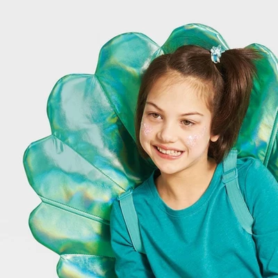 Kids' Adaptive Mermaid Halloween Costume - Hyde And EEK! Boutiqueâ„¢: Sequined Tail, Shiny Wings - Image 2