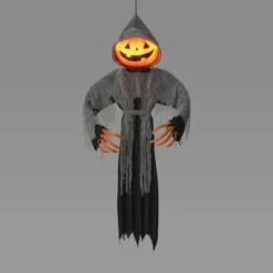 Lewis & Friendsâ„¢ 65" Little Lewis The Pumpkin Ghoul Head Halloween Decorative Mannequin - Hyde And EEK! Boutiqueâ„¢: Lit, Musical
