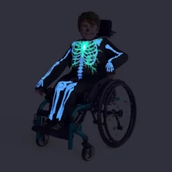 Light Up Glows Under Blacklight Electric Bones Skeleton Adaptive Kids' Costume - Hyde And EEK! Boutiqueâ„¢