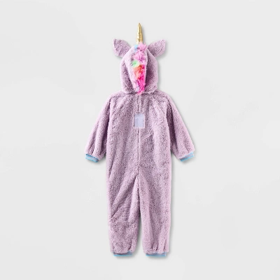 Toddler Unicorn Adaptive Halloween Costume Jumpsuit - Hyde And EEK! Boutiqueâ„¢ Purple - Image 2