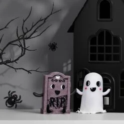 Tombstone And Ghost Duo Figurine - Hyde And EEK! Boutique™