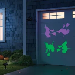 Swooping Witches Animated Novelty Projector With Purple And Green LEDs - Hyde And EEK! Boutiqueâ„¢