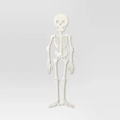 59" 3D Skull Skeleton Traditional Bone Halloween Decorative Prop Off-White - Hyde And EEK! Boutique™