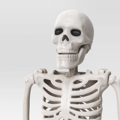 4pc 10" Skeletons Halloween Decorative Props - Hyde And EEK! Boutiqueâ„¢: Indoor/Outdoor, Off-White - Image 2