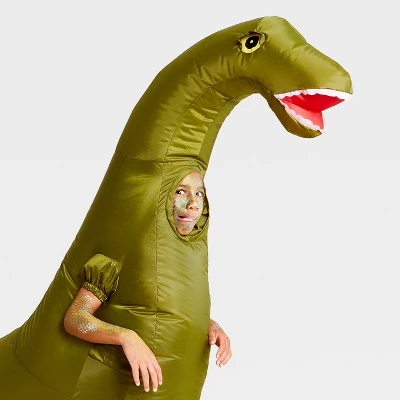 Kids' Diplodocus Halloween Costume Inflatable Suits - Hyde And EEK! Boutiqueâ„¢ Green One Size Fits Most - Image 2