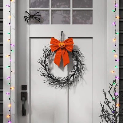 100ct LED Tri Color Halloween Indoor Outdoor Miniature String Lights Purple/Teal/Black - Hyde And EEK! Boutiqueâ„¢