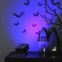 Indoor LED Battery Operated Halloween Strobe Light With Adjustable Speed Purple - Hyde And EEK! Boutique™: Haunted House Theme, 5 LED Bulbs