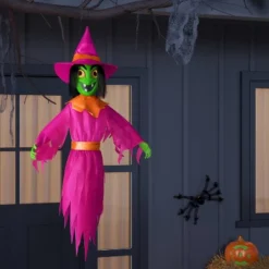 42" Light And Sound Witch Ghoul Halloween Decorative Prop - Hyde And EEK! Boutiqueâ„¢