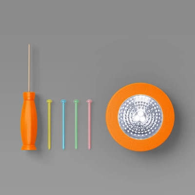 410pc Stick And Poke Light Up Peg Halloween Decorative Kit - Hyde And EEK! Boutiqueâ„¢ - Image 2