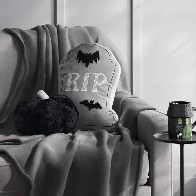 8"x10" Novelty Shaped Plush Pumpkin Throw Pillow - Hyde And EEK! Boutiqueâ„¢