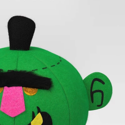 Fabric Pumpkin Monster Figurine - Hyde And EEK! Boutiqueâ„¢ Green - Image 3