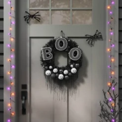 100ct LED Halloween Indoor Outdoor Miniature String Lights Orange/Purple/Black - Hyde And EEK! Boutiqueâ„¢