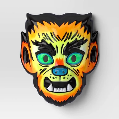 Adult Masks Glows Under Blacklight Wolf - Hyde And EEK! Boutiqueâ„¢