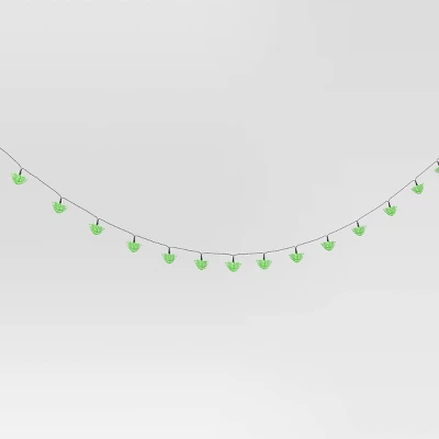 20ct LED Battery Operated Moth Halloween Indoor Outdoor Novelty String Lights Black/White/Green - Hyde And EEK! Boutiqueâ„¢ - Image 2