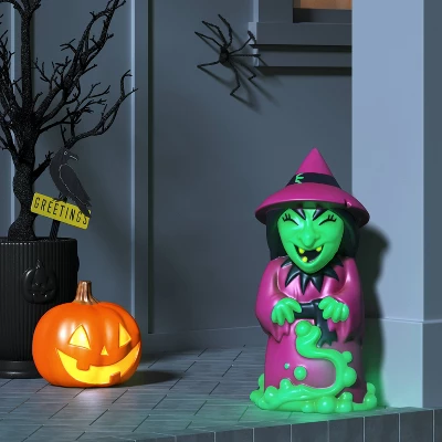 9" Lit Pumpkin Jack Halloween Decorative Prop With Timer - Hyde And EEK! Boutiqueâ„¢