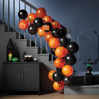 37pc Pumpkin Balloon Arch Kit - Hyde And EEK! Boutiqueâ„¢