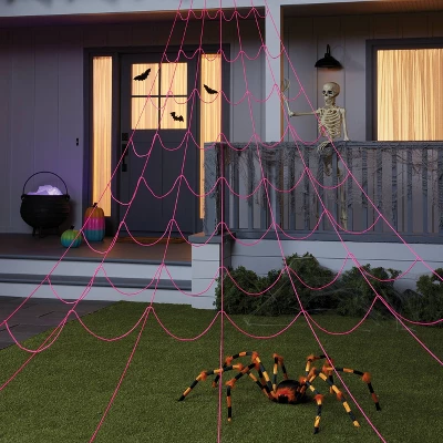 50" Plush Spider Halloween Decorative Prop - Hyde And EEK! Boutiqueâ„¢ - Image 3