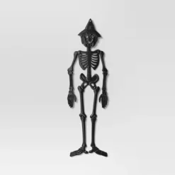 60" 3D Jointed Witch Skeleton Halloween Decorative Prop Black - Hyde And EEK! Boutique™