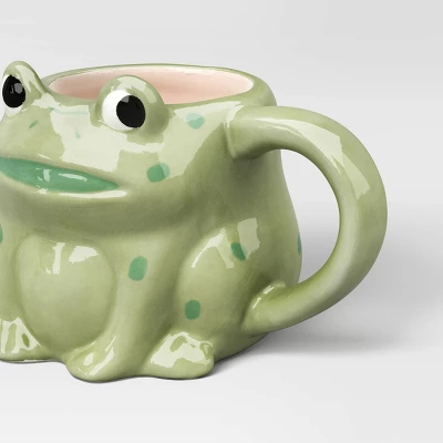 9oz Figural Frog Mug With Lid - Hyde And EEK! Boutiqueâ„¢ - Image 3