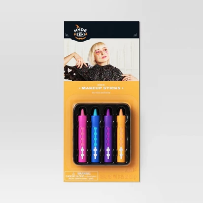4pk No Mess No Fuss Halloween Costume Makeup Sticks Neon - Hyde And EEK! Boutiqueâ„¢ - Image 2