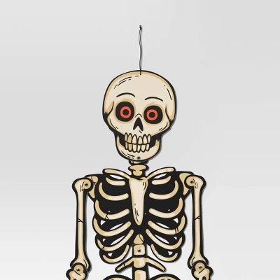 50"x15" Large Skeleton Paper Wall Decor - Hyde And EEK! Boutiqueâ„¢ - Image 2