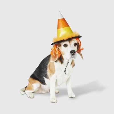 Candy Corn Witch Hat Dog And Cat Costume - Hyde And EEK! Boutiqueâ„¢ Black - Image 4