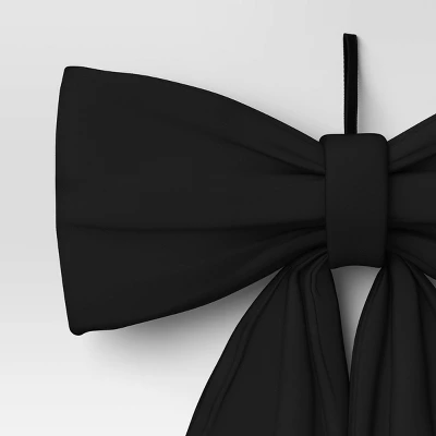 14" Large Bow Halloween Decorative Prop Black - Hyde And EEK! Boutiqueâ„¢ - Image 2