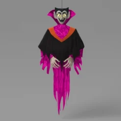 60" Light And Sound Vampire Ghoul Halloween Decorative Prop Purple - Hyde And EEK! Boutique™