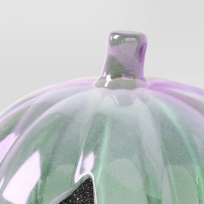 Iridescent Plastic Jack O'Lantern Decor - Hyde And EEK! Boutiqueâ„¢ - Image 2