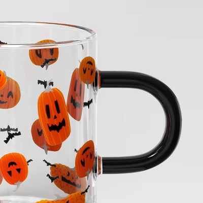15.2 Fl Oz Glass Jack-o-Lantern Print Mug - Hyde And EEK! Boutiqueâ„¢ - Image 2