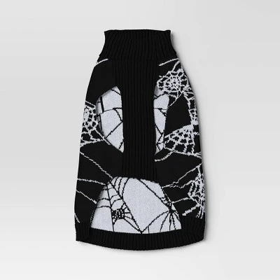 Halloween Spiderweb Dog And Cat Sweater - Hyde And EEK! Boutiqueâ„¢ - Image 2