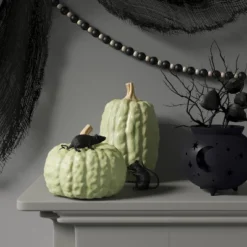 7" Small Metal Cauldron Planter Halloween Decorative Prop Black - Hyde And EEK! Boutique™